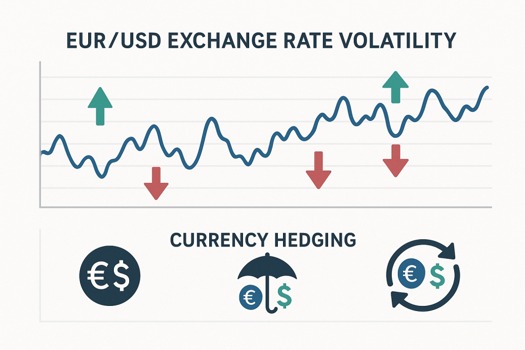 EUR/USD exchange rate volatility and currency hedging