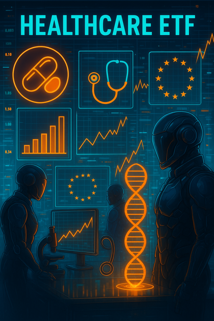 Healthcare ETF investment infographic
