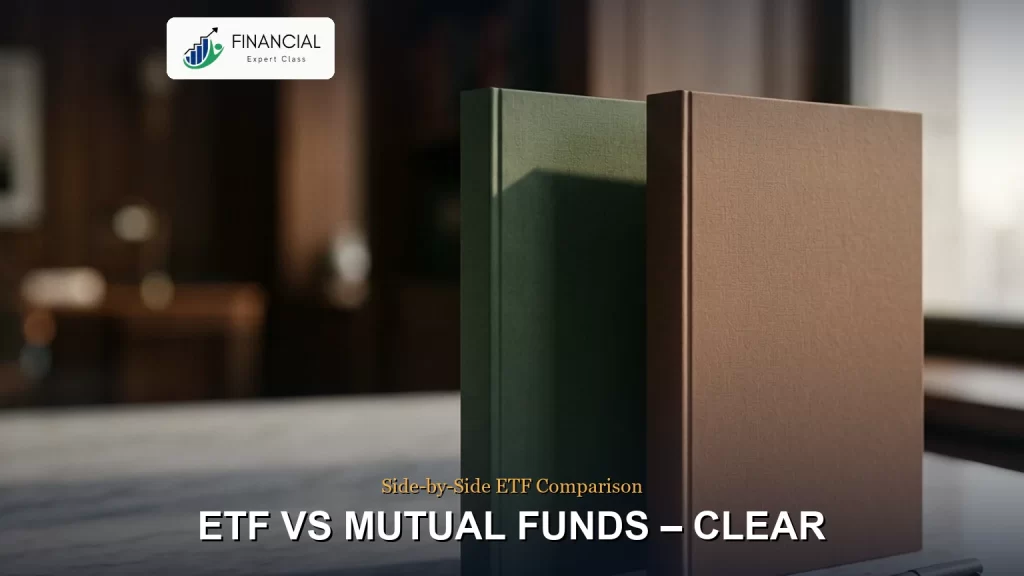 Hero image for ETF vs Mutual Funds – Clear Comparisons Highlighting Key Differences on financialexpertclass.com.